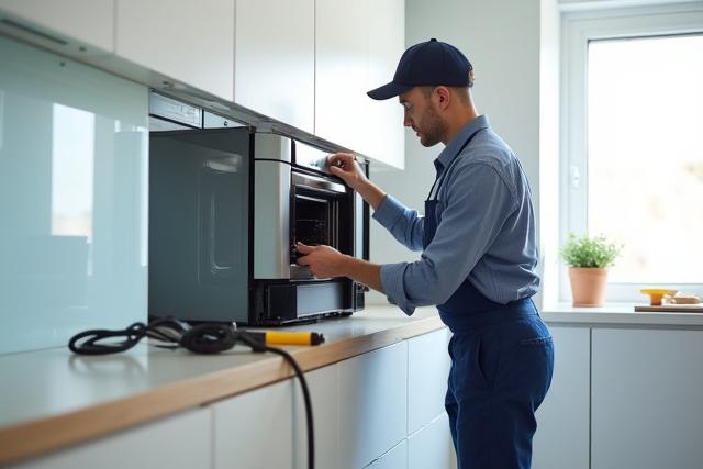 Fachgerechte Installation eines neuen Backofens
